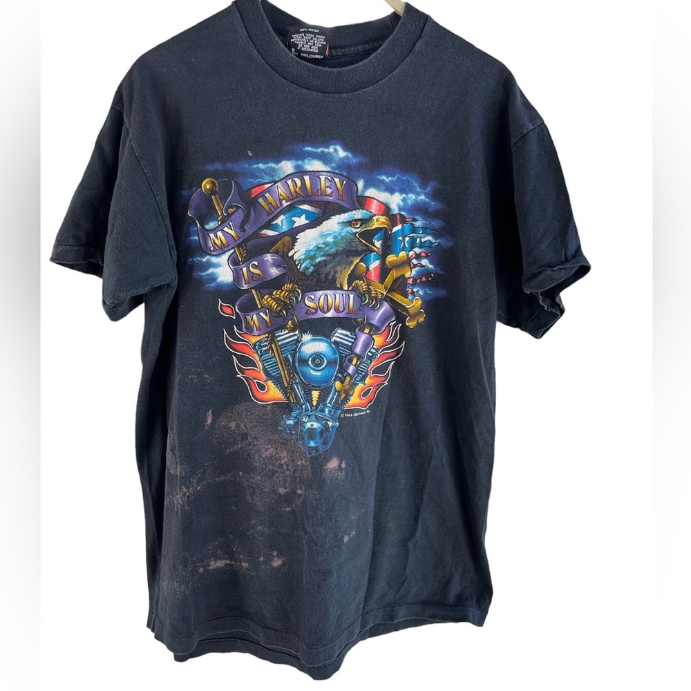 1989 Harley Davidson Soul T Shirt Single Stitch